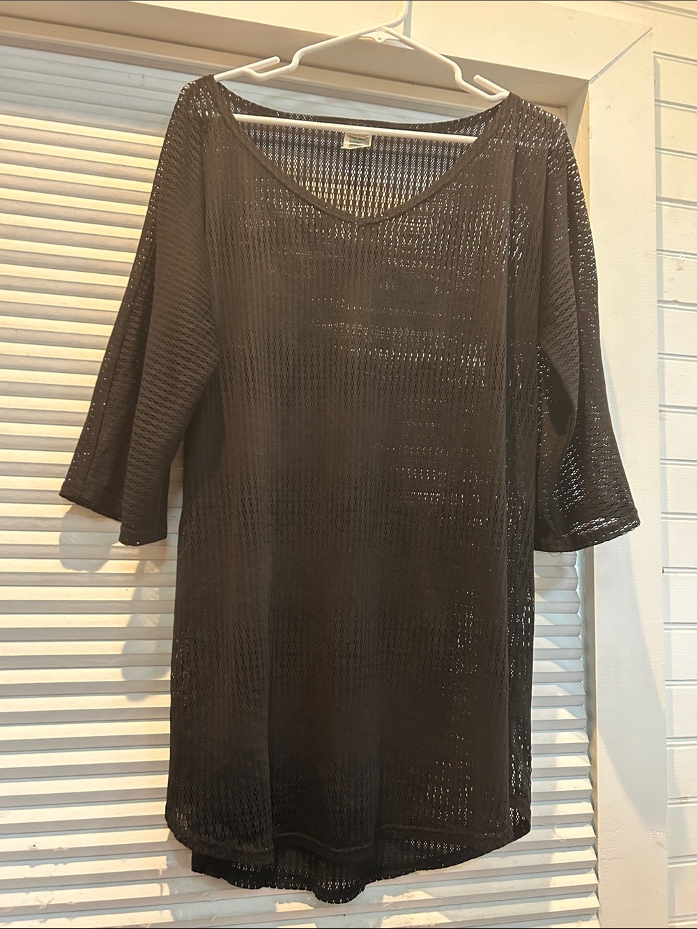 O’Neill Eyelet Mesh Tunic | Black | Size M/L | Swim Coverup